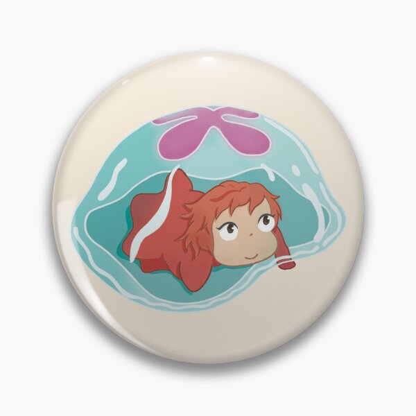 Item preview, Ponyo on the Cliff – Ponyo in a Jellyfish designed and sold by madebymirabelle.