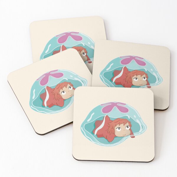 Item preview, Ponyo on the Cliff – Ponyo in a Jellyfish designed and sold by madebymirabelle.