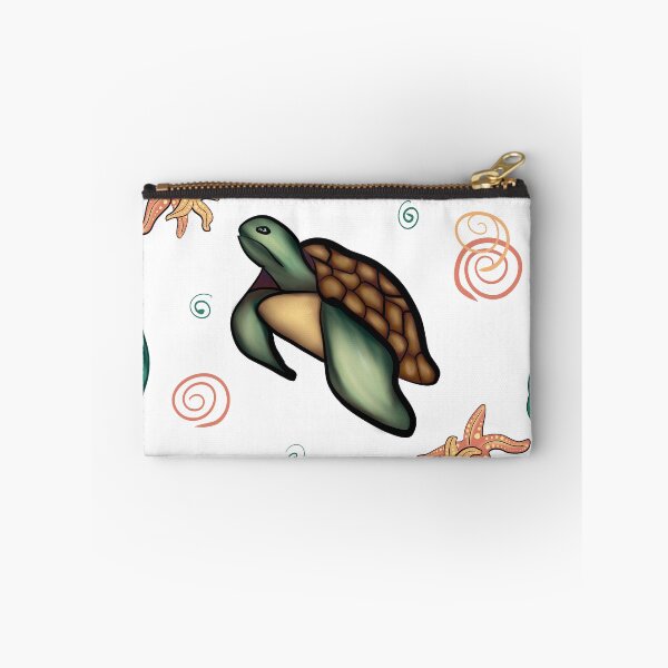 Item preview, Cute sea turtle and starfish underwater seamless pattern designed and sold by LYAN-STORE.