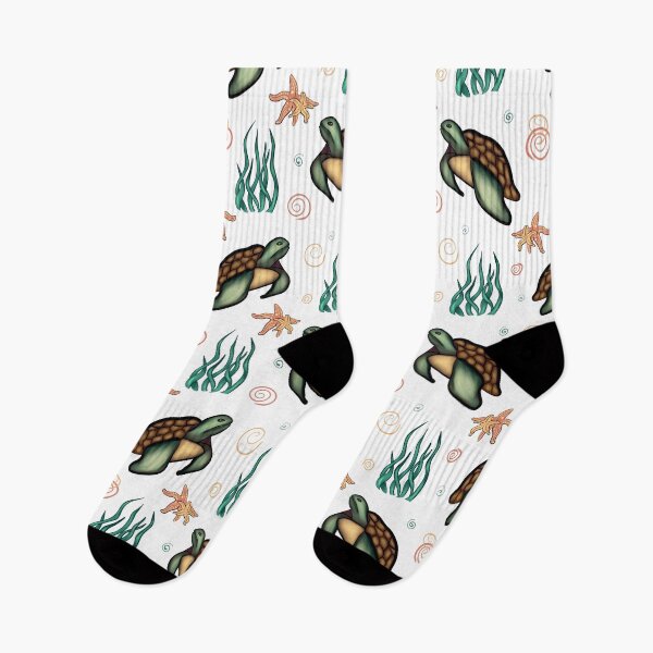 Item preview, Cute sea turtle and starfish underwater seamless pattern designed and sold by LYAN-STORE.