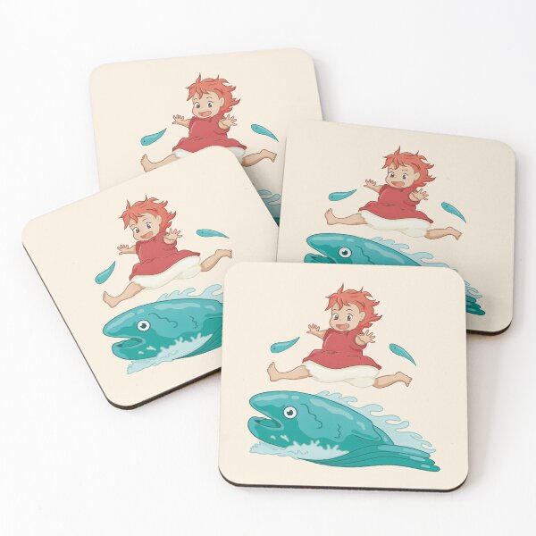 Item preview, Ponyo on the Cliff – Ponyo Running on Fish designed and sold by madebymirabelle.