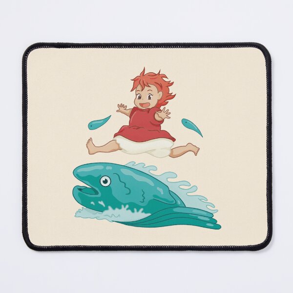 Item preview, Ponyo on the Cliff – Ponyo Running on Fish designed and sold by madebymirabelle.