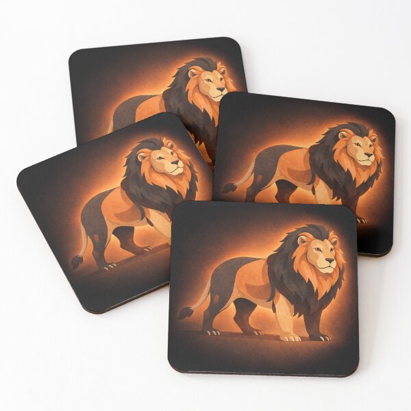 Item preview, Quiet Authority · Lion Illustration · Modern Strength Art designed and sold by DrizzyV.