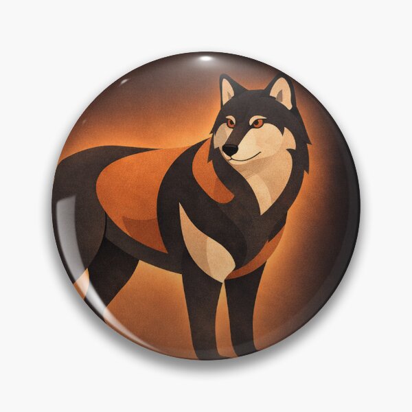 Artikelvorschau, Einsamer Pfad · Wolfsillustration · Modernes Natursymbol entworfen und verkauft von DrizzyV.