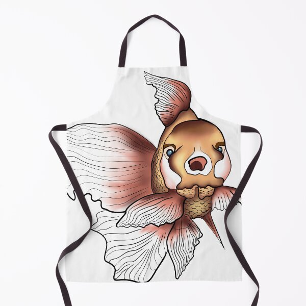 Item preview, Cute goldfish with big fins, bubble eye style designed and sold by LYAN-STORE.