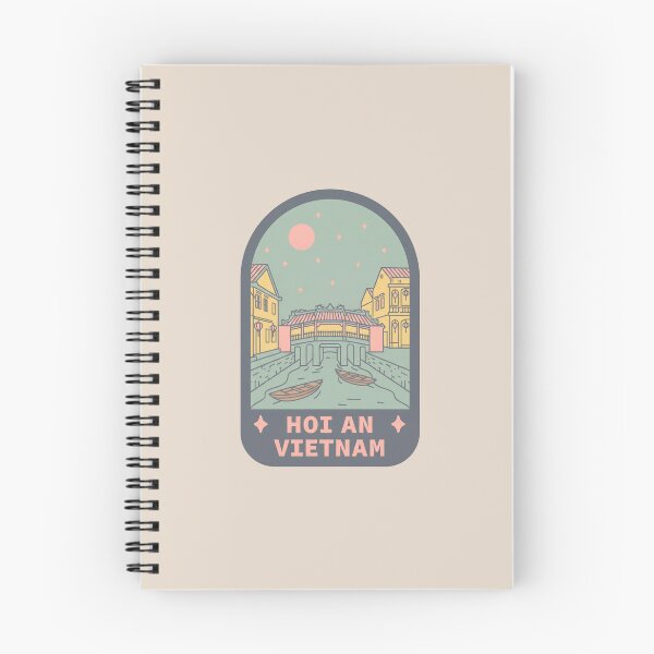 Item preview, Hoi An Vietnam Japanese Covered Bridge Badge, Ancient Town Landmark with Colorful Lanterns designed and sold by InvestingRoad.