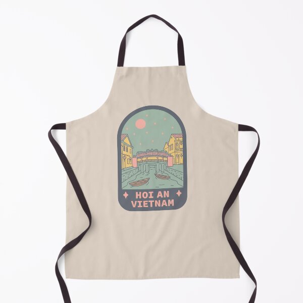 Item preview, Hoi An Vietnam Japanese Covered Bridge Badge, Ancient Town Landmark with Colorful Lanterns designed and sold by InvestingRoad.