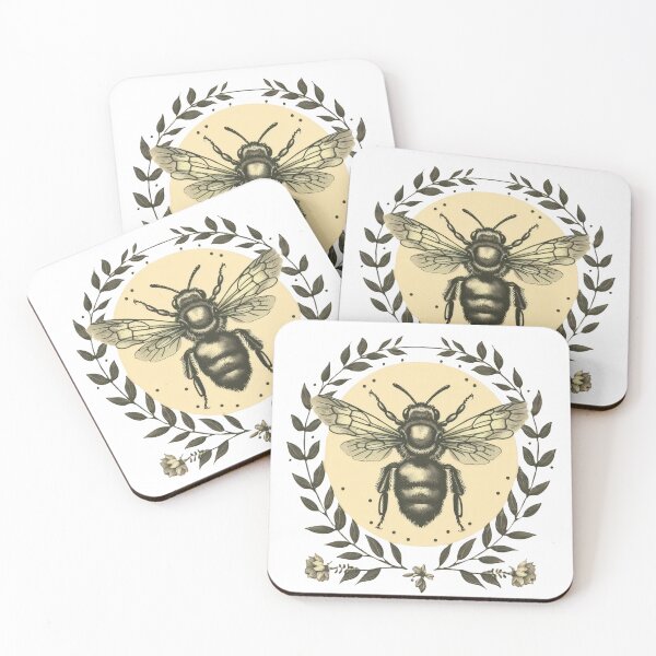 Item preview, Bee badge  designed and sold by T-pocket.