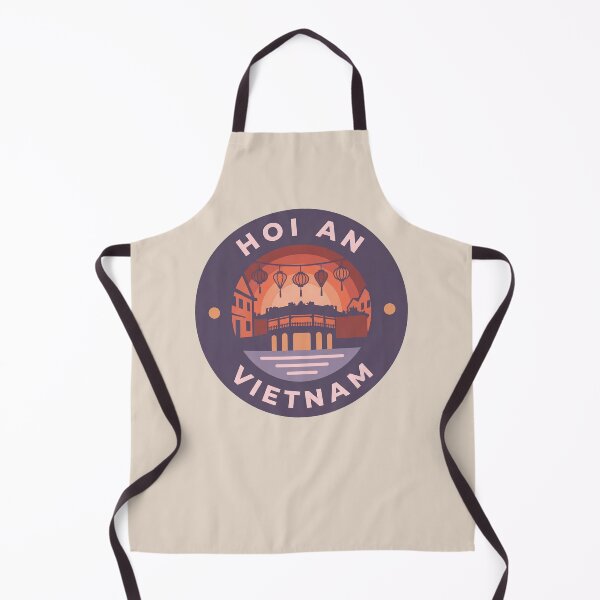 Item preview, Hoi An Vietnam Japanese Covered Bridge Badge, Ancient Town Landmark with Colorful Lanterns designed and sold by InvestingRoad.
