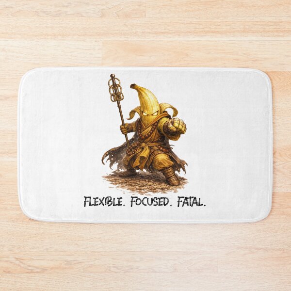 Item preview, Banana Monk – Flexible. Focused. Fatal. | Fruit Warriors designed and sold by DigiWoosh.