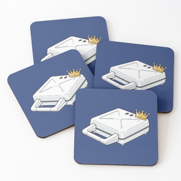 Item preview, White sandwich maker from the 90s with a crown designed and sold by Yeicoboo.