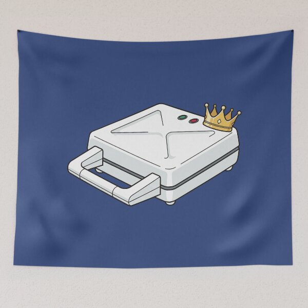 Item preview, White sandwich maker from the 90s with a crown designed and sold by Yeicoboo.