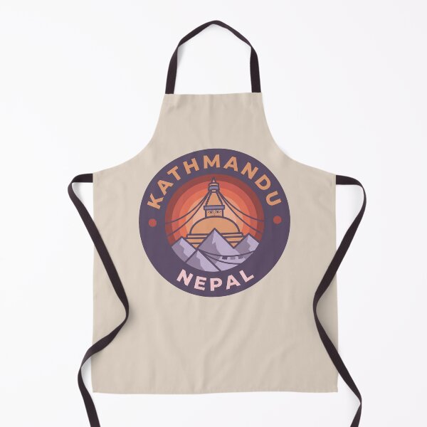 Item preview, Kathmandu Nepal Travel Badge Stupa And Himalayas Mountains designed and sold by InvestingRoad.