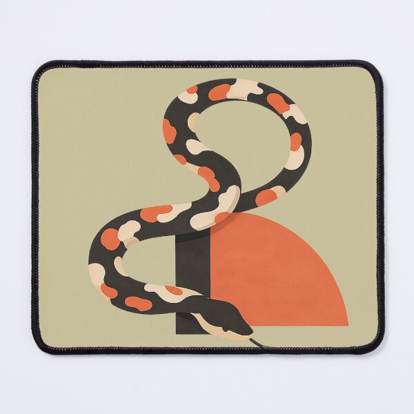Artikelvorschau, Ewige Kurve · Schlangensymbol-Kunst · Minimalistisches modernes Design entworfen und verkauft von DrizzyV.