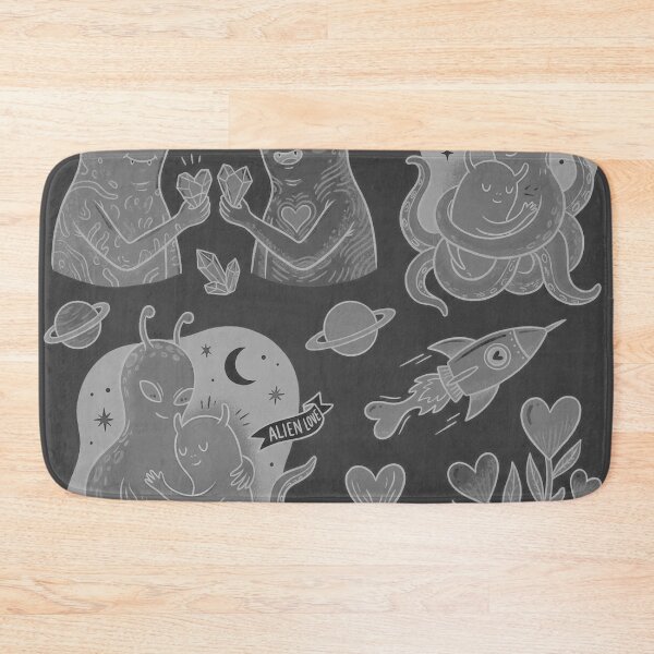 Item preview, Alien Love Be My Star Greyscale Cosmic Montage designed and sold by zzz888.