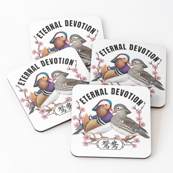 Item preview, Eternal Devotion Mandarin Ducks designed and sold by Slothsophy.