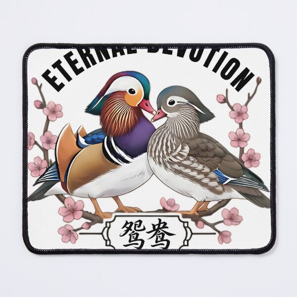 Item preview, Eternal Devotion Mandarin Ducks designed and sold by Slothsophy.