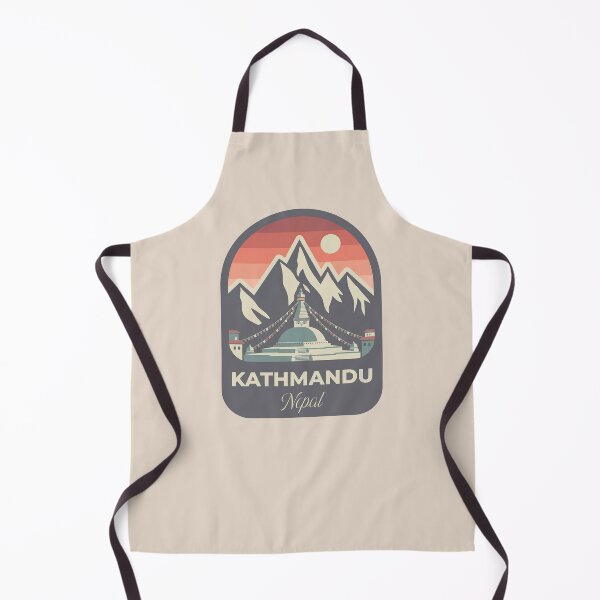 Item preview, Kathmandu Nepal Travel Badge Stupa And Himalayas Mountains designed and sold by InvestingRoad.