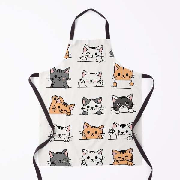 Item preview, Cute kitten stickers with different emotions designed and sold by LYAN-STORE.