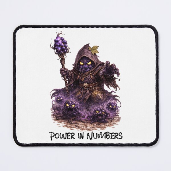 Item preview, Grape Warlock – Power in Numbers | Fruit Warriors designed and sold by DigiWoosh.