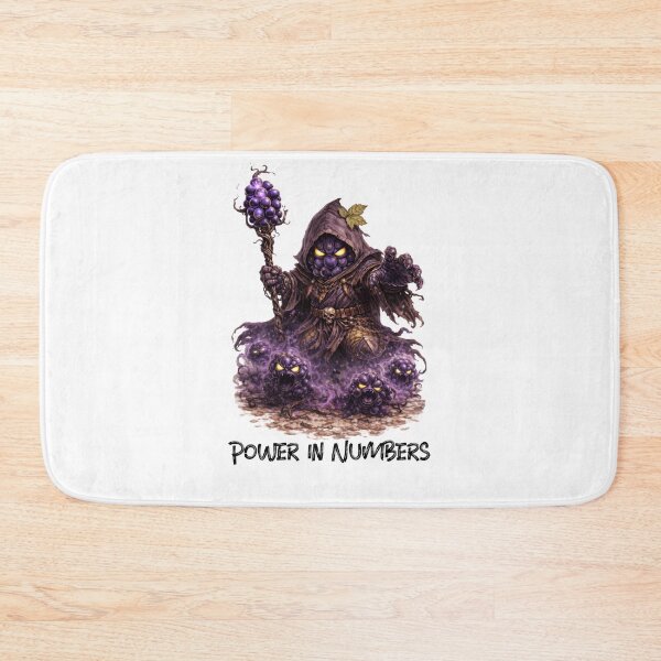 Item preview, Grape Warlock – Power in Numbers | Fruit Warriors designed and sold by DigiWoosh.