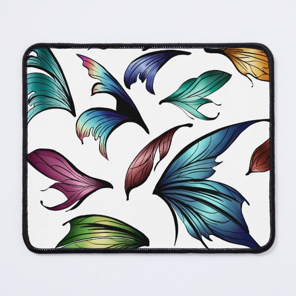 Item preview, Multicolored stickers with fairy and butterfly wings designed and sold by LYAN-STORE.