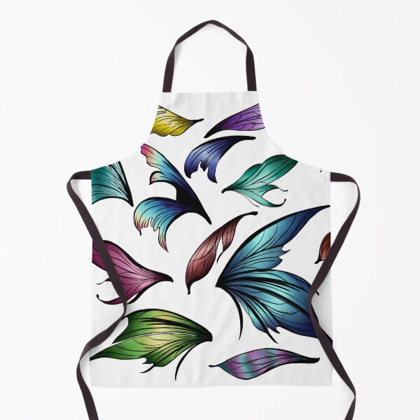 Item preview, Multicolored stickers with fairy and butterfly wings designed and sold by LYAN-STORE.
