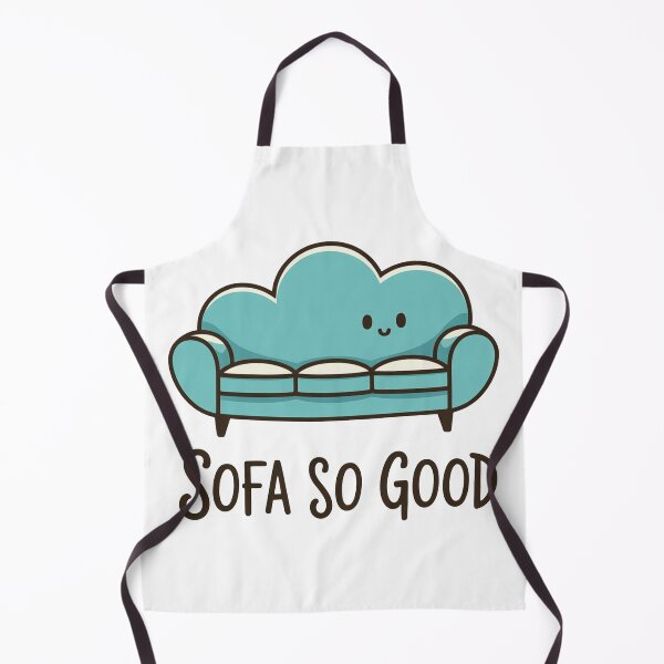 Item preview, Sofa So Good Cute Couch Pun Design designed and sold by MonkiFlipp.
