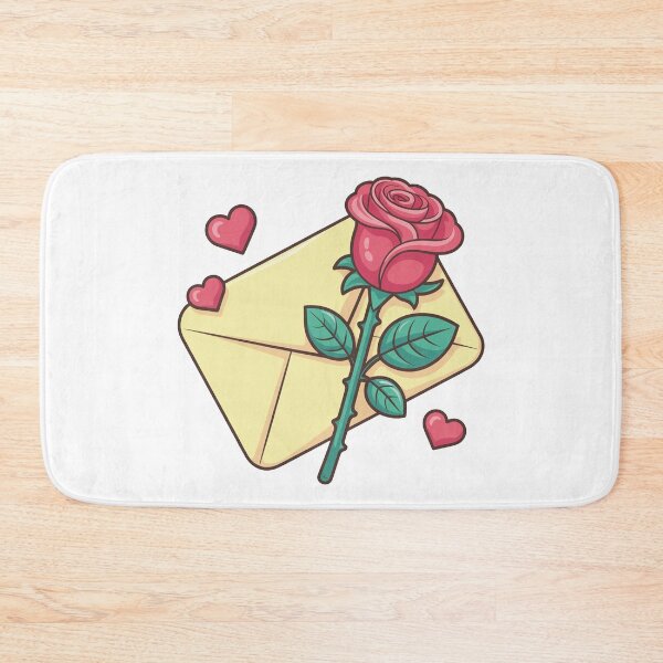 Item preview, Love Letter with Rose Cute Romantic Art designed and sold by MonkiFlipp.