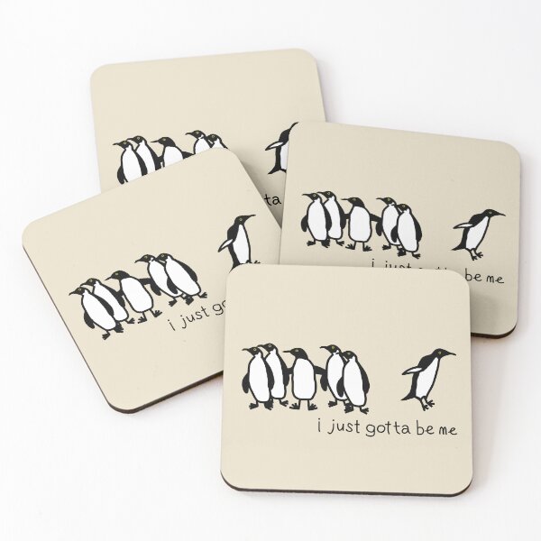 Item preview, Penguin I Just Gotta Be Me designed and sold by ellenhenry.