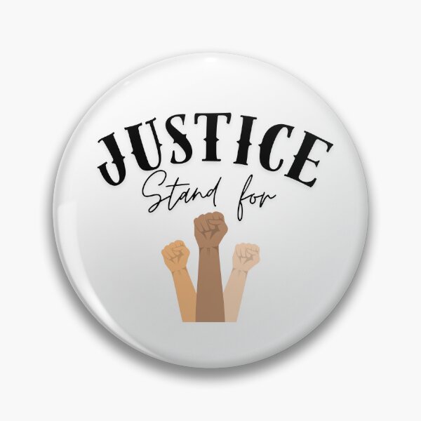 Item preview, Stand for Justice Raised Fists BLM Equality Diversity No Justice No Peace anti racism  designed and sold by Like it.