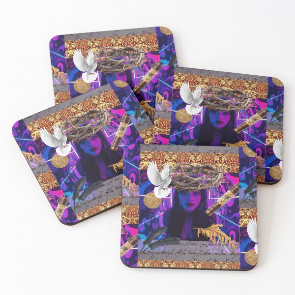 Item preview, Dark Goth Girl Seeking Wisdom Surrealistic Design designed and sold by EarthArtDesigns.