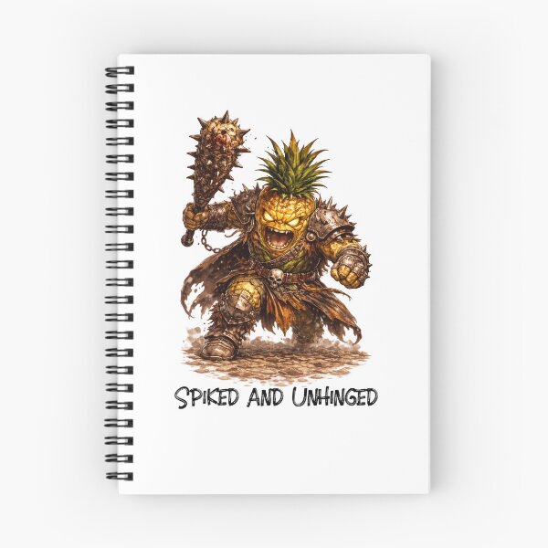 Item preview, Pineapple Berserker – Spiked and Unhinged | Fruit Warriors designed and sold by DigiWoosh.