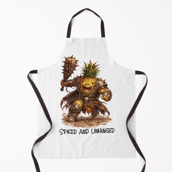 Item preview, Pineapple Berserker – Spiked and Unhinged | Fruit Warriors designed and sold by DigiWoosh.