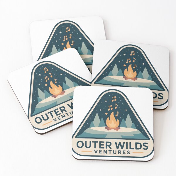 Item preview, Outer Wilds Ventures – Cosmic Exploration & Campfire Symbol designed and sold by C3J7.