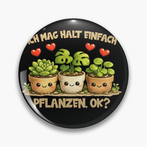 Item preview, Plant Comic Motif With Heart And Funny Saying designed and sold by sbachstroem.