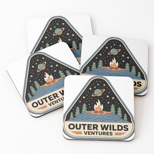 Item preview, Outer Wilds Ventures – Cosmic Exploration & Campfire Symbol designed and sold by C3J7.