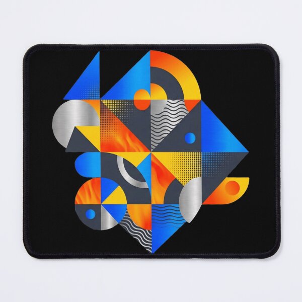 Item preview, Modern Geometric Fusion: Abstract Shapes and Textures designed and sold by LookLikeBrand.