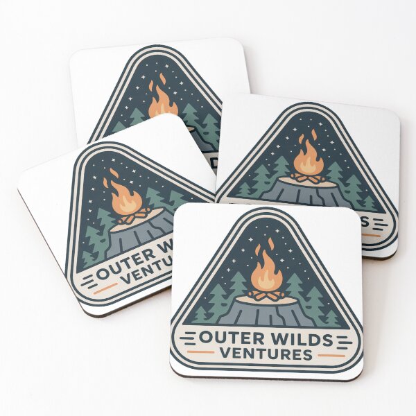 Item preview, Outer Wilds Ventures – Cosmic Exploration & Campfire Symbol designed and sold by C3J7.