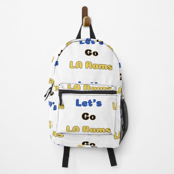 Item preview, Let's Go LA Rams Sports Football TShirt Fun Posters Blue Socks Yellow Black Stickers Prints Wall Art Magnet Coffee Cup Home Decoration Work School Home Office Stationary Redbubble Shop designed and sold by Saritas Boutique Shop.