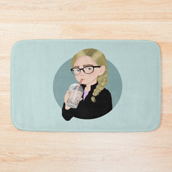 Item preview, Mel King and her boba tea designed and sold by ellealsopaints.