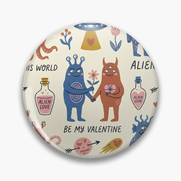 Item preview, Out Of This World Alien Monster Valentine Montage designed and sold by zzz888.