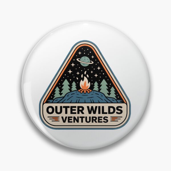 Item preview, Outer Wilds Ventures – Cosmic Exploration & Campfire Symbol designed and sold by C3J7.