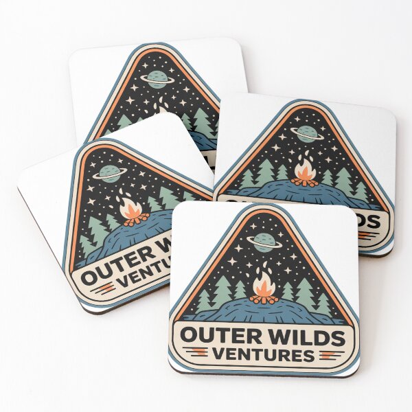 Item preview, Outer Wilds Ventures – Cosmic Exploration & Campfire Symbol designed and sold by C3J7.