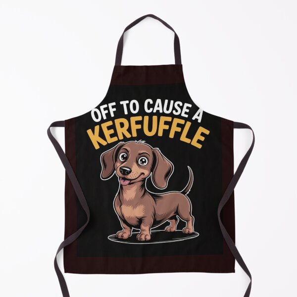 Item preview, Off to Cause A Kerfuffle Dachshund Shirt – Funny Dachshund Lover Tee designed and sold by Viktorio Art Shop.