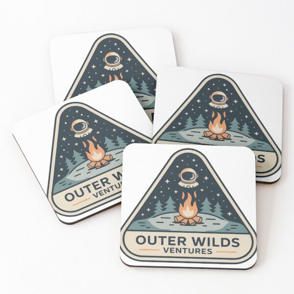 Item preview, Outer Wilds Ventures – Cosmic Exploration & Campfire Symbol designed and sold by C3J7.