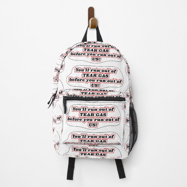 Item preview, You’ll run out of tear gas, blank/white background designed and sold by mntimg.