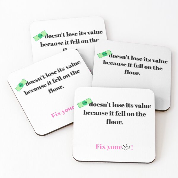 Item preview, $100 doesn't lose it's value because it fell on the floor. Fix your crown - Motivational quote.. designed and sold by BennDeLeon.