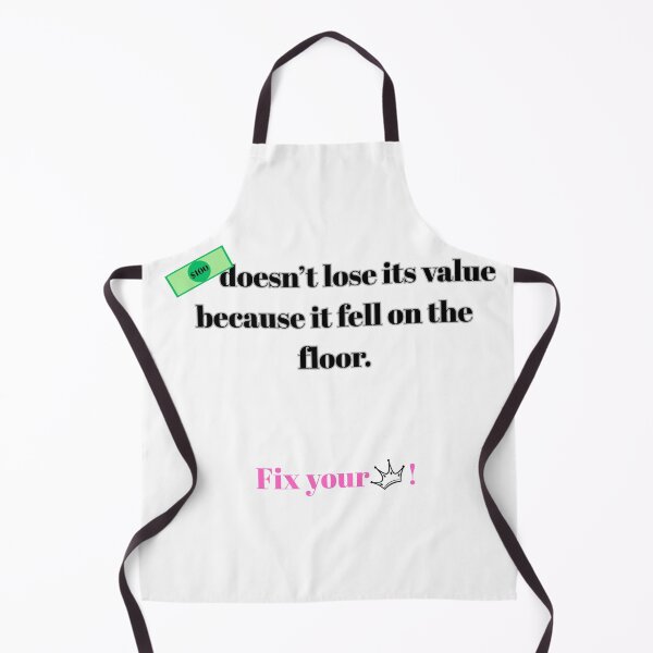 Item preview, $100 doesn't lose it's value because it fell on the floor. Fix your crown - Motivational quote.. designed and sold by BennDeLeon.