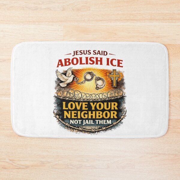 Item preview, Jesus Said Abolish Ice Love Your Neighbor designed and sold by gillys.